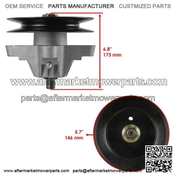 Deck Spindle Pulley Kit For MTD Ranch King Ryobi Huskee Yard Machines - Image 2