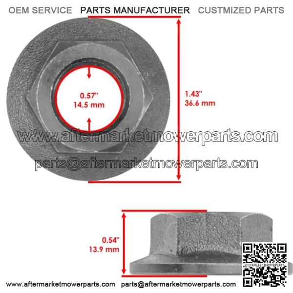 Deck Spindle Pulley Kit For MTD Ranch King Ryobi Huskee Yard Machines - Image 5