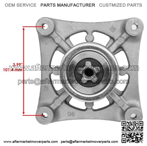 Spindle Pulley & Blade for Husqvarna CZ4815 CZ4817 EZ4822 587125201 48" - Image 2