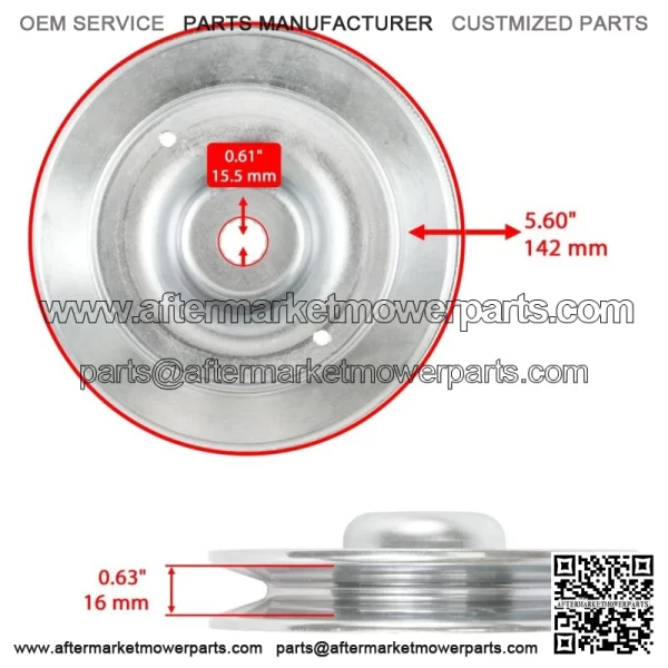Spindle Blade & Pulley for Husqvarna EZ4220 EZ4624 EZ4822 EZ5224 42" 46" 48" 52" - Image 5
