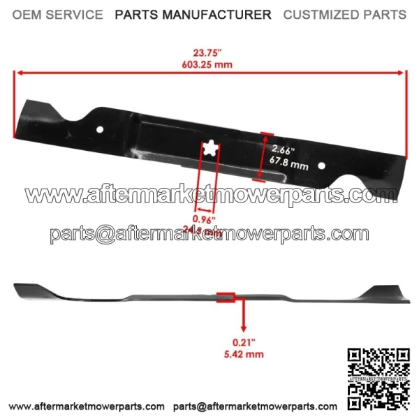 Spindle Blade & Pulley Belt for Husqvarna 461ZX PP46SZ 539112196 532174356 46" - Image 4