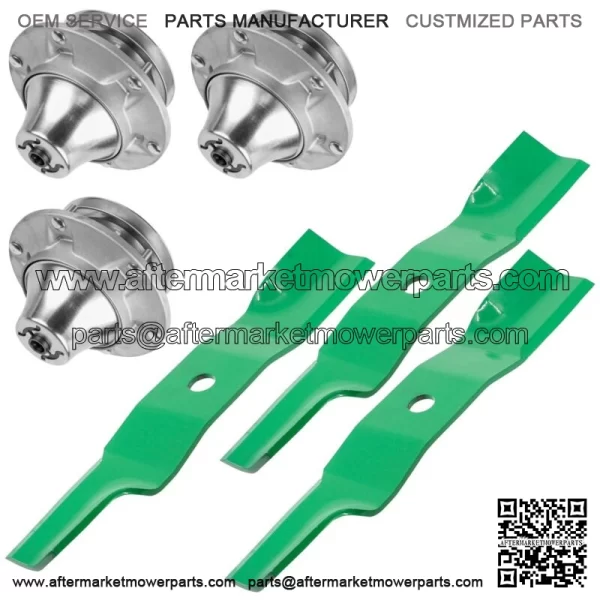 Deck Spindle & Blade for John Deere Z510A Z710A Z910A Z915B Z920 ZTrak 48"
