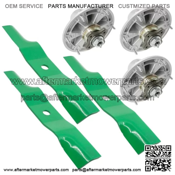 Deck Spindle & Blade for John Deere Z510A Z710A Z910A Z915B Z920 ZTrak 48" - Image 4