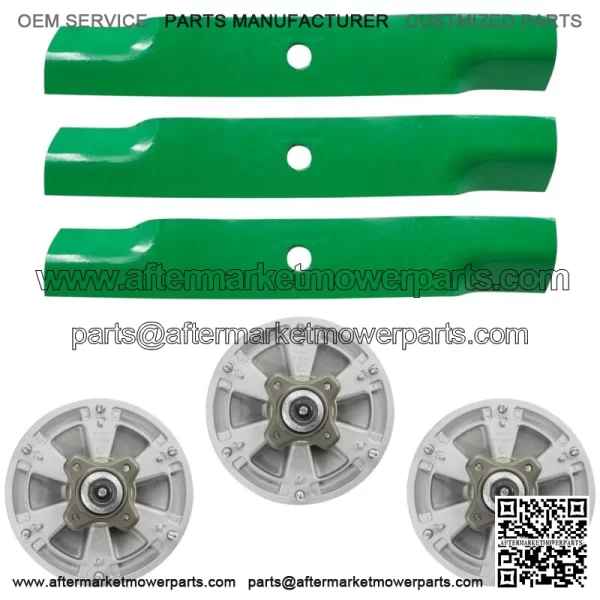 Deck Spindle & Blade for John Deere Z510A Z710A Z910A Z915B Z920 ZTrak 48" - Image 5