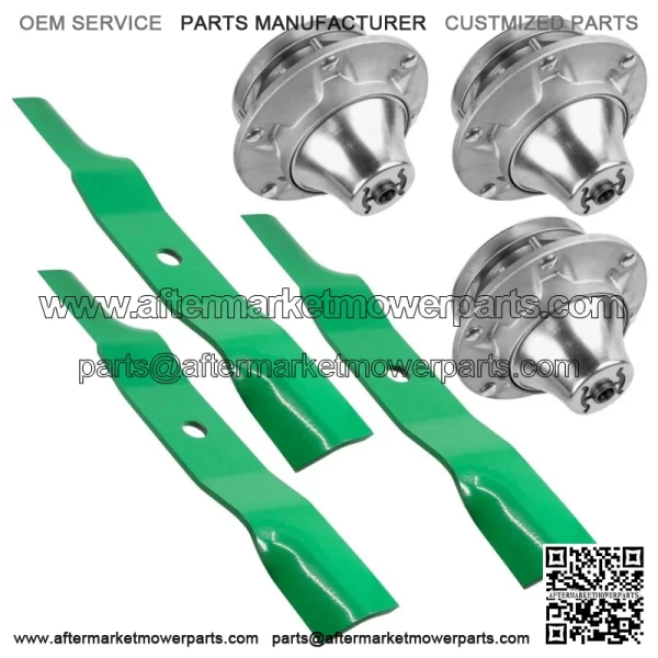 Deck Spindle & Blade for John Deere F620 F680 F687 ZTrak 48" 54" 60" - Image 4