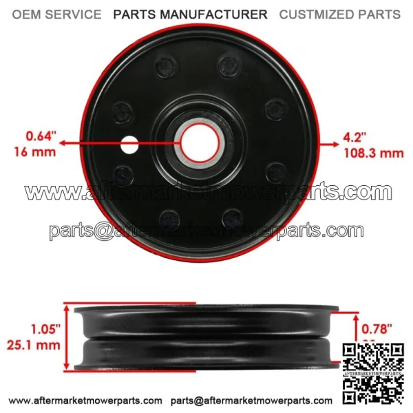 Deck Spindle Pulley Belt for John Deere LX200 GT225 GT235 GT245 LT170 48" - Image 5