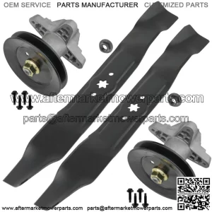 Deck Spindle Pulley Blade For White Outdoor LT1650 ZT-17 ZT-42 Lawn Tractor 42"