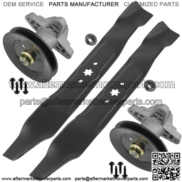 Deck Spindle Pulley Blade For White Outdoor LT1650 ZT-17 ZT-42 Lawn Tractor 42"