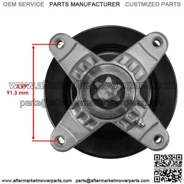 Deck Spindle Pulley Blade For White Outdoor LT1650 ZT-17 ZT-42 Lawn Tractor 42" - Image 3