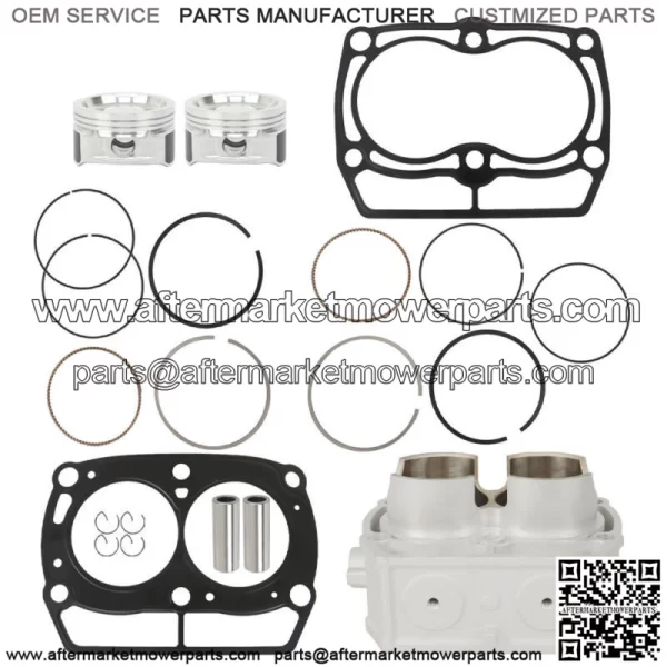2008-2014 Cylinder Piston Gasket Top End Kit for Polaris Ranger 800 RZR 800 - Image 2
