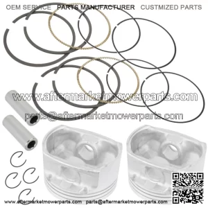 2 Cast Aluminium Cylinder Piston Kit For Polaris RZR 800 EFI 2011 2012 2013 2014 (For: Polaris)