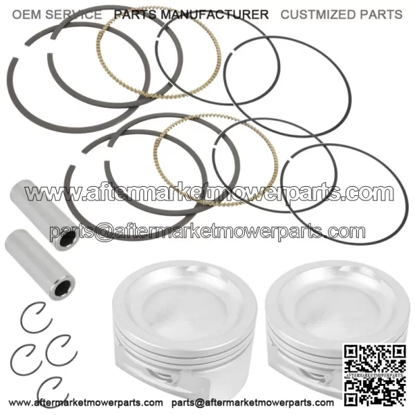 2 Cast Aluminium Cylinder Piston Kit For Polaris RZR 800 EFI 2011 2012 2013 2014 (For: Polaris) - Image 2