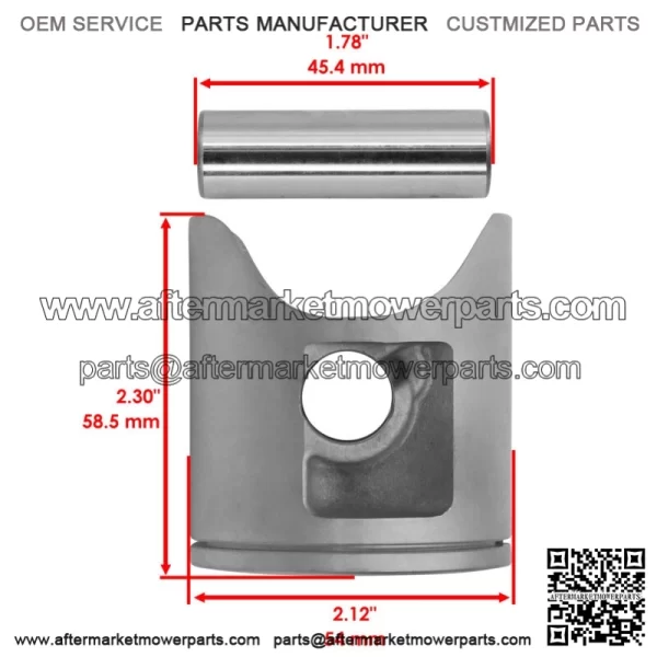 Piston & Ring For Yamaha YZ125 2005-2022 1C3-11631-03-D0 1C3-11633-00-00 - Image 2