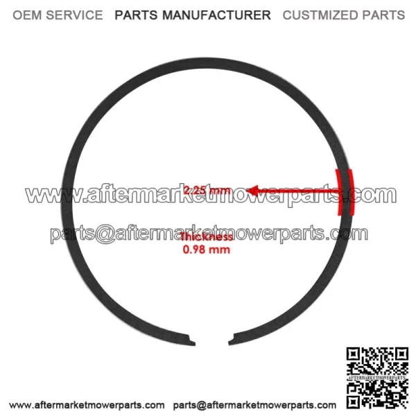Piston & Ring For Yamaha YZ125 2005-2022 1C3-11631-03-D0 1C3-11633-00-00 - Image 3