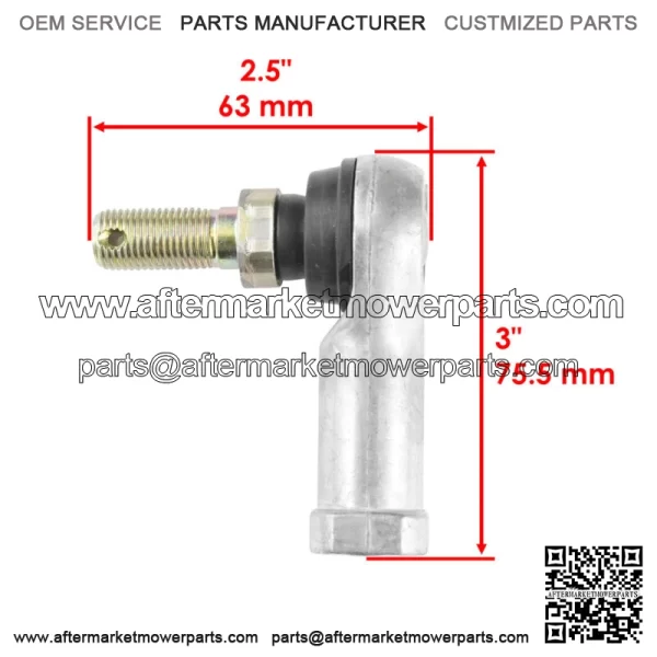 Tie Rod End Kit for Honda TRX300FW TRX-300FW Fourtrax 4x4 1988-1996 2 Sets - Image 2