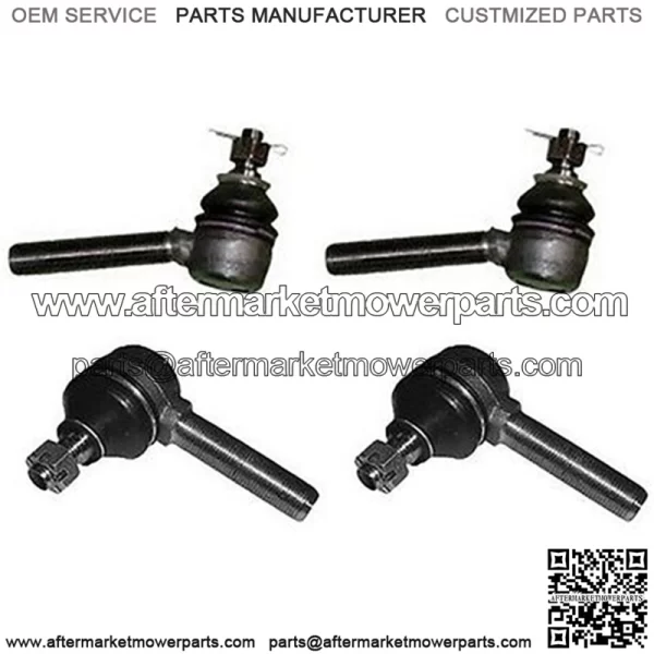 Tie Rod Drag Link End Kit w/ Castle Nut Fits Ford Tractor 600 2000 4000 2N 8N 9N