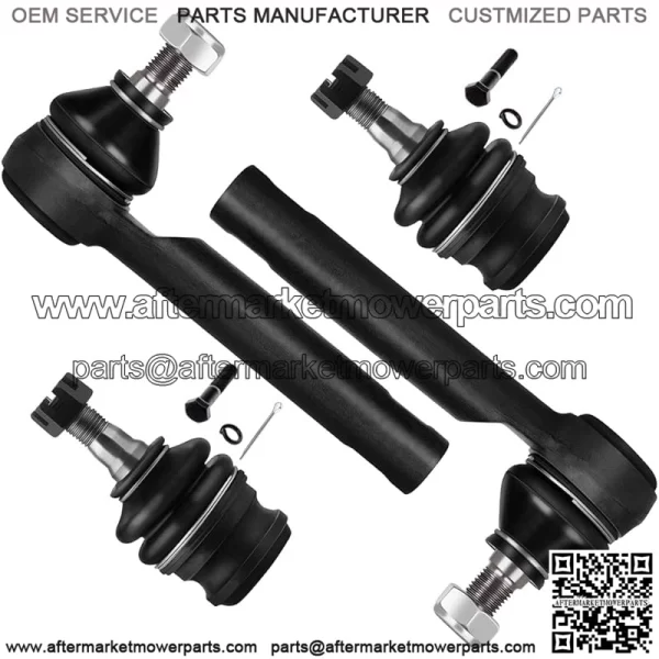 4pcs Front Suspension Kit Outer Tie Rod End Lower Ball Joint Fit 2003-2006 For Subaru Baja 1993-2014 For Legacy 2000-2014 For Outback 2016-2019 For Crosstrek