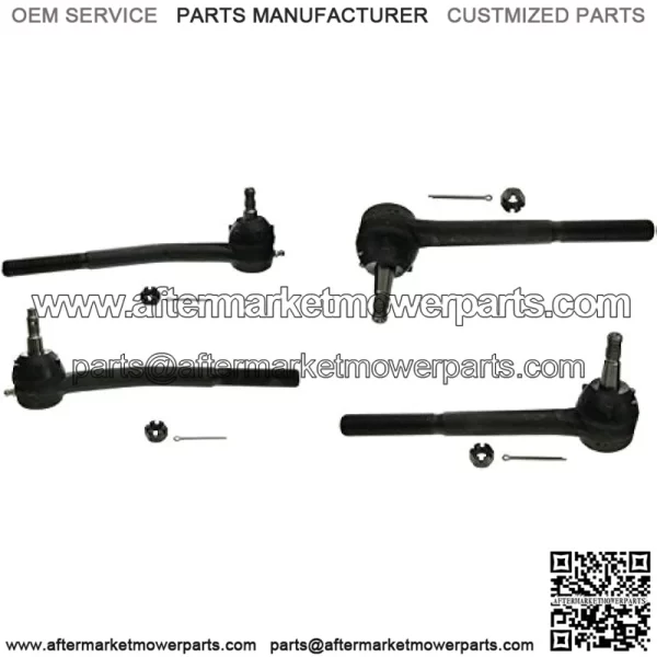 14 Pieces Suspension Kit Upper Lower Ball Joint Tie Rod Idler Arm Drag Link Adjusting Sleeves Fits Chevrolet Camaro 75-79/ Camaro V8 80-81 Fits Chevrolet Camaro/Camaro (Camaro V8 only)/ - Image 3