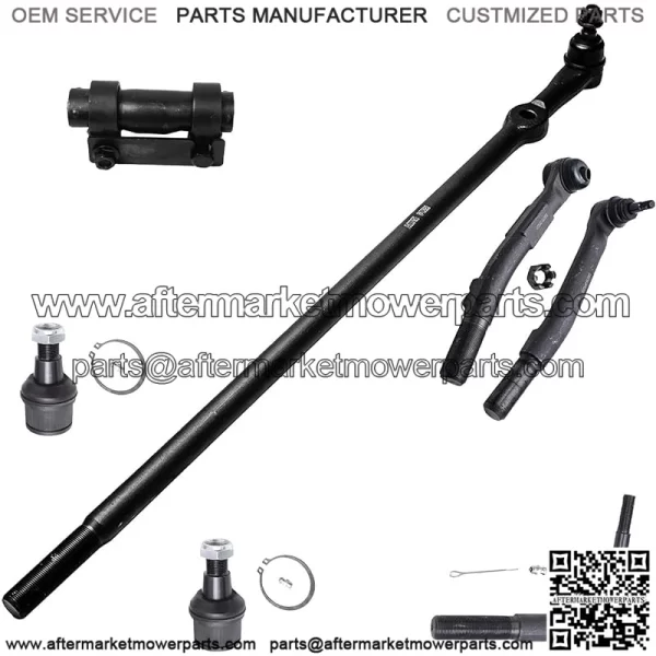 4WD Front 7pc Suspension Kit for 2005-2016 Ford F-250 F-350 Super Duty Lower Ball Joints Drag Link Outer Tie Rods 2006 2007 2008 2009 2010 2011 2012 2013 2014 2015 Replacement