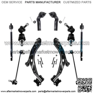 Front Lower Control Arm Sway Bar Tie Rod for 2004-2009 Mazda 3 5 Non Turbo