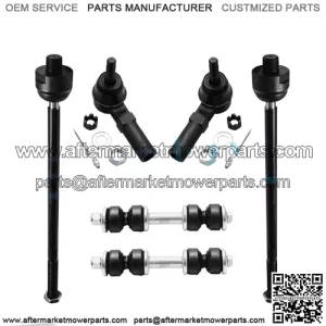 Inner & Outer Tie Rod + Sway Bars for Cadillac Buick Pontiac Oldsmobile
