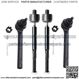 Front Outer Inner Tie Rod End for 2005 2006 2007 2008 2009 2010 Honda Odyssey