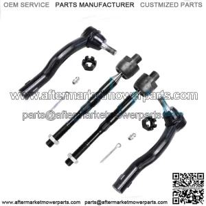 Front Inner & Outer Tie Rods for 2004 - 2014 QX56 Nissan Armada Titan 5.6L