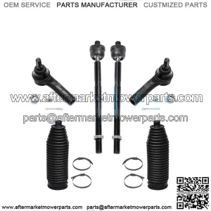 Front Inner Outer Tie Rods w/ Boot for 2005-2010 Jeep Grand Cherokee Commander