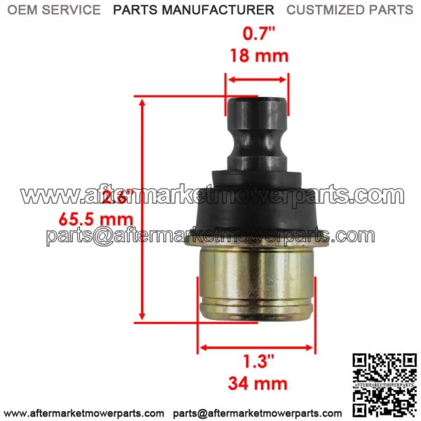 Front Suspension Ball Joint For Can-Am 706202045 706201393 706201576 - Image 2