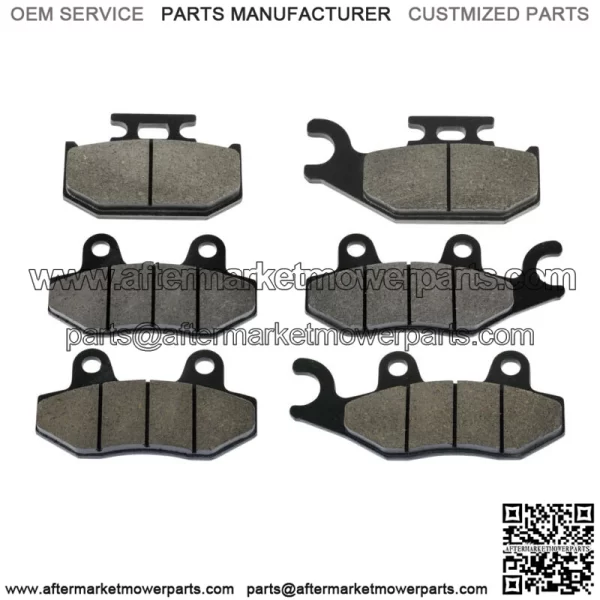 Front Rear Brake Pads for Yamaha Raptor 700 700R YFM700R 2006-2012 (For: 2006 Yamaha Rhino 660)