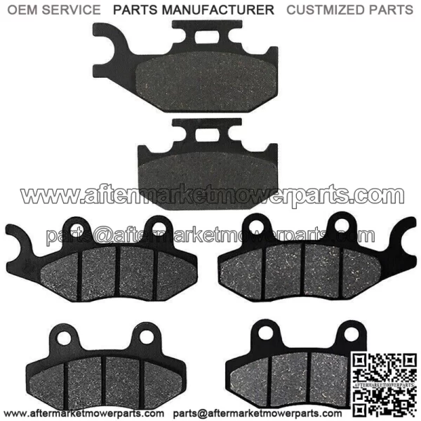 Front Rear Brake Pads for Yamaha Rhino 660 4X4 YXR660 YXR 660 2004-2007 (Fits: Yamaha Rhino 660)