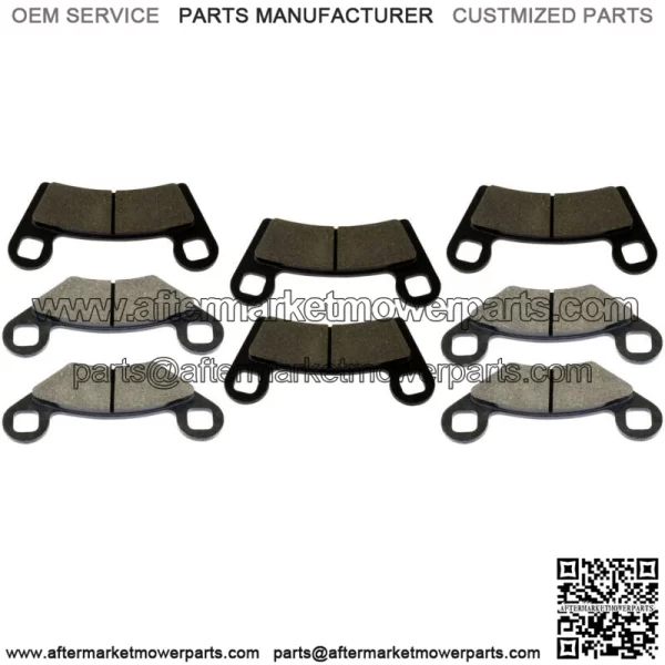 Front And Rear Brake Pads for Polaris RZR 800 EFI 2008-2014