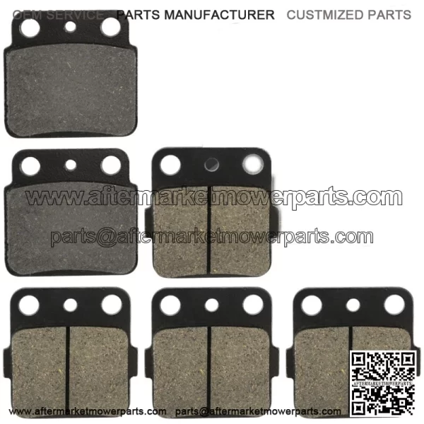 Front and Rear Brake Pads for Kawasaki KSF400 KFX400 2003 2004 2005 2006