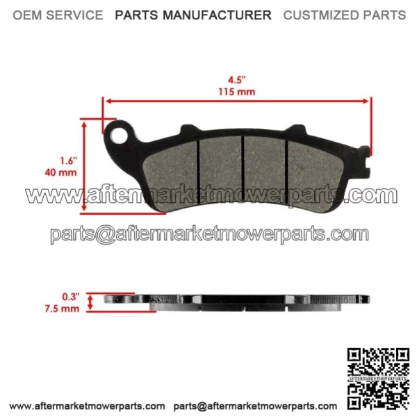 Front Brake Pads for Honda NRX1800 Valkyrie Rune 1800 2004-2005 - Image 2