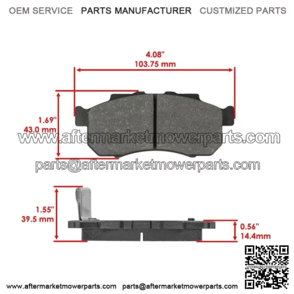 Front Brake Pads For Honda Pioneer 500 SXS500M2 2015-2023 - Image 3