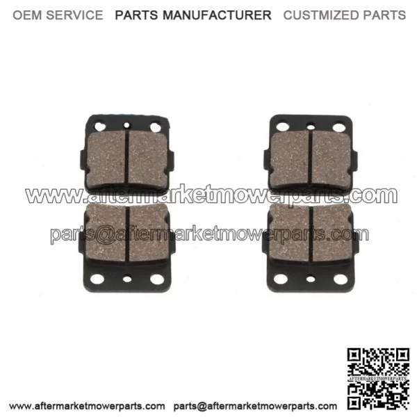 Front Organic Brake Pads 2007-2013 Honda TRX420FM FourTrax Rancher 4X4 Set vs (For: Honda)