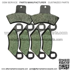 Front Rear Brake Pads For Polaris Sportsman 500 4x4 HO 1998 1999 2000 2001 2002 (For: Polaris)