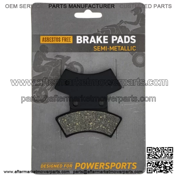 Brake Pad Set for Polaris 2200899 2200464 Rear Center Semi-Metallic Sportsman (For: Polaris)