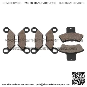 Front + Rear Organic Brake Pads 2000 Polaris Magnum 325 4x4 Set Full Kit  zz (For: Polaris)