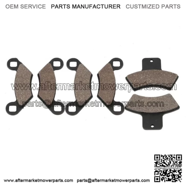 Front + Rear Organic Brake Pads 2000 Polaris Magnum 325 4x4 Set Full Kit  zz (For: Polaris)