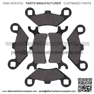 Front Rear Brake Pads for Polaris Sportsman 500 HO 4X4 2003-2009 ATV (For: Polaris)