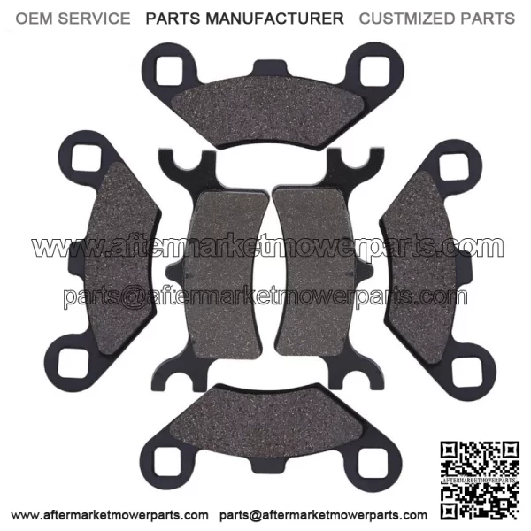 Front Rear Brake Pads for Polaris Sportsman 500 HO 4X4 2003-2009 ATV (For: Polaris)