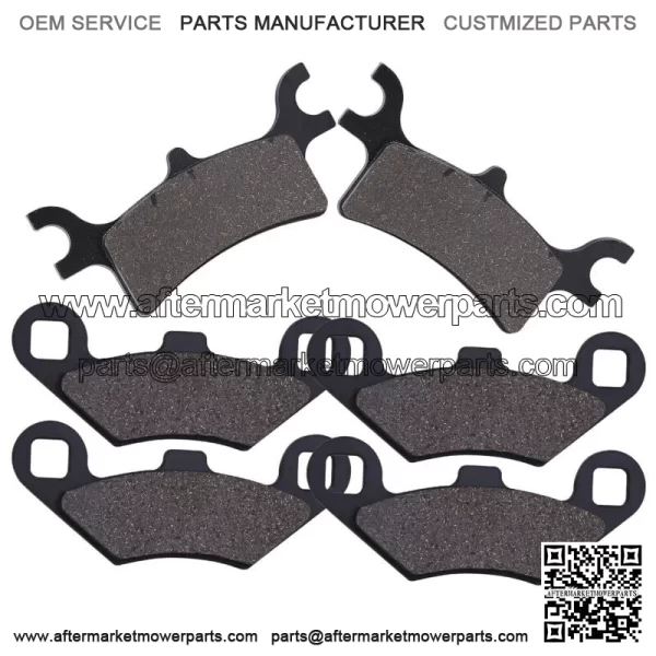 Front Rear Brake Pads for Polaris Sportsman 500 HO 4X4 2003-2009 ATV (For: Polaris) - Image 2
