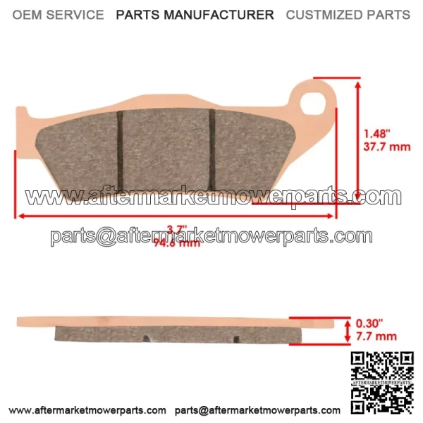 Front Rear Brake Pads for Yamaha YZF-R125 YZFR125 2008-2018  MT125 2014-2019 - Image 3