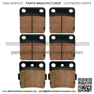 Front Rear Brake Pads For Yamaha Wolverine 350 YFM350FX 1995-2005 (For: Yamaha)