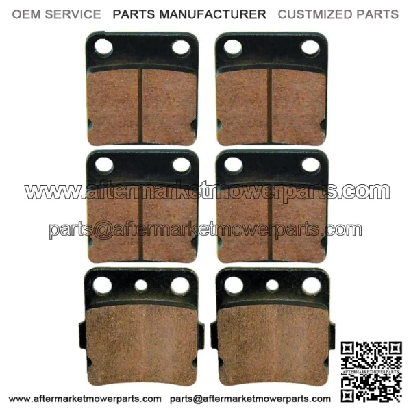 Front Rear Brake Pads For Yamaha Wolverine 350 YFM350FX 1995-2005 (For: Yamaha)