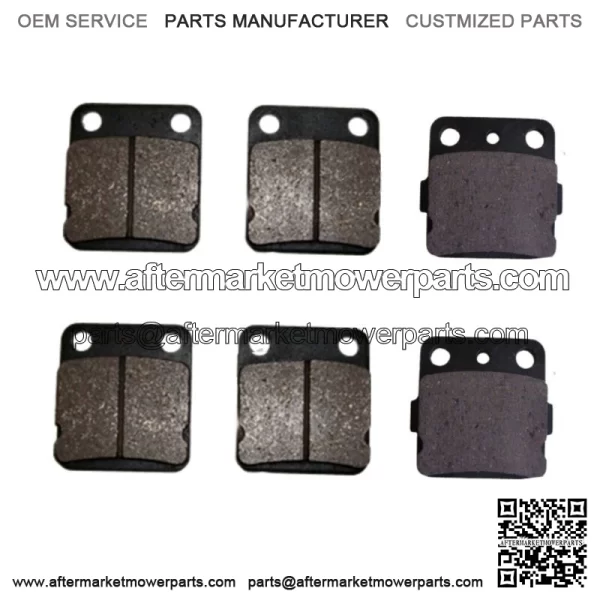 Front Rear Brake Pads Yamaha Warrior Banshee 350 ATV 6 Pcs