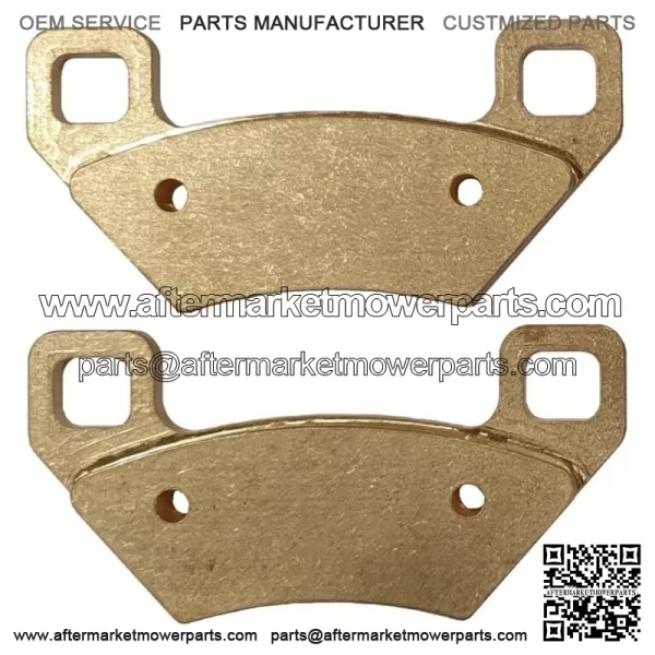 Solid Brass Brake Pads BP-DBK for Honda TRX Front Disc Brake Conversion (For: Honda)