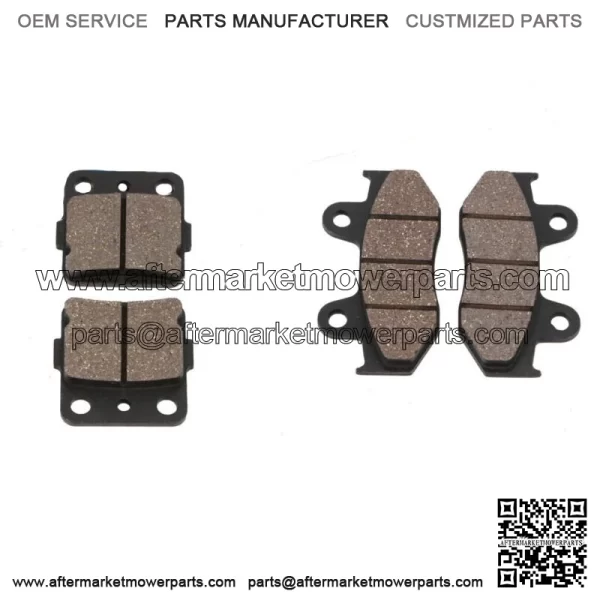Front + Rear Organic Brake Pads 1985 Honda ATC350X Set Full Kit  Complete yr (For: Honda)
