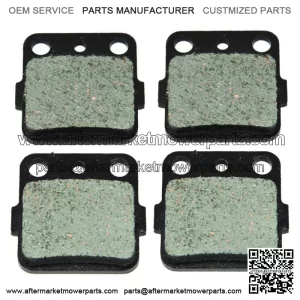 Front Carbon Brake Pads Fit 2007-2013 2012 2011 2010 TRX 420 Fourtrax Rancher (For: Honda)